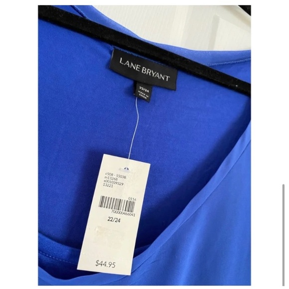 LANE BRYANT Royal Blue Tank Top - Picture 4 of 6